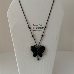Anna Sui Butterfly Necklace